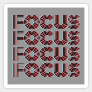 Focus Glitch Sticker